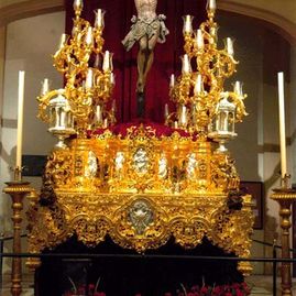 Taller de Dorado Nuestra Señora del Carmen servicio de restauración de pasos 4